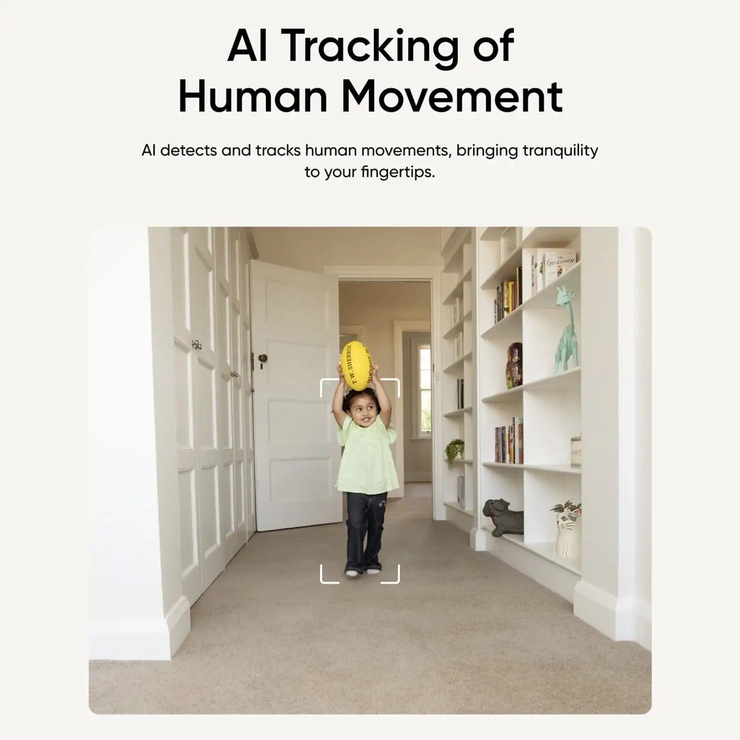 Indoor-Cam C220 Wired 2K Surveillance Camera, 24/7 Recording, AI Human Detection