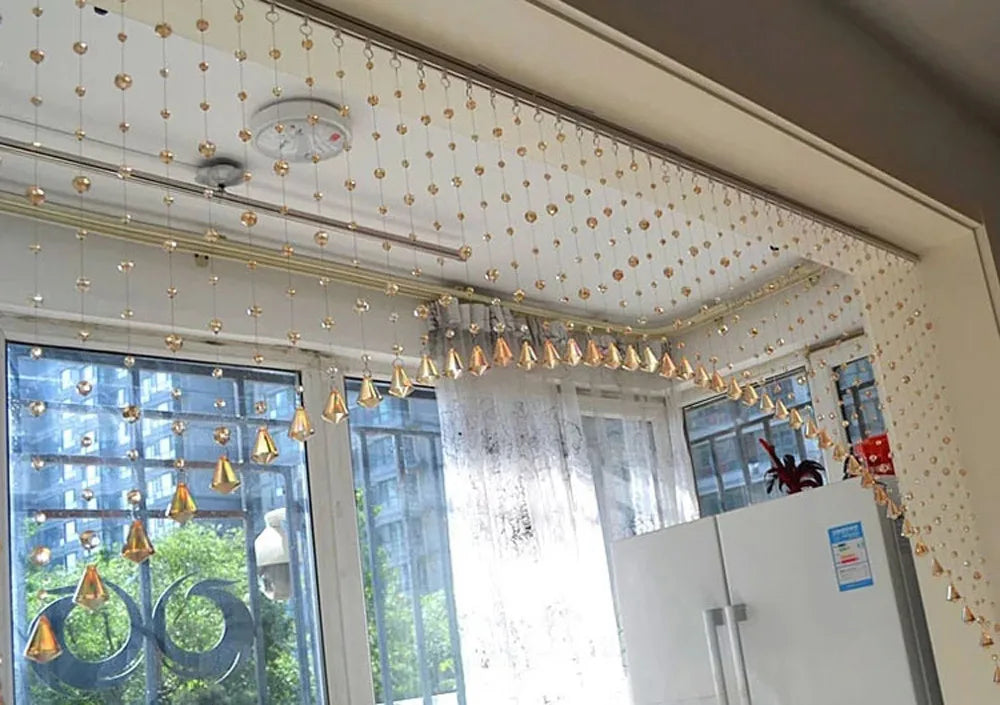 Fashion Crystal Glass Bead Curtain for Home Decor