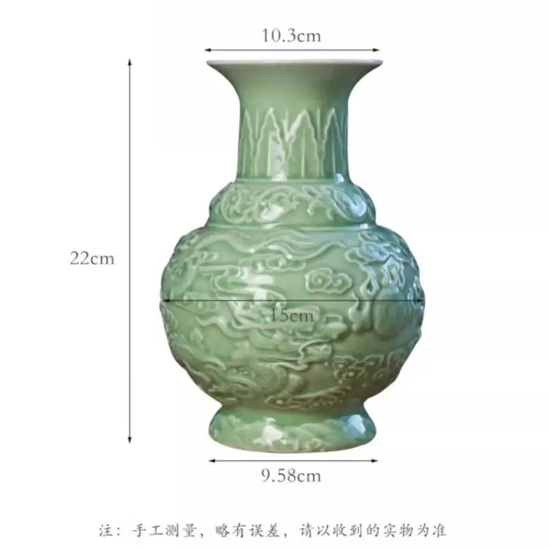 Chinese Zen Vase/ Home Decoration/AntiqueShelf Vase