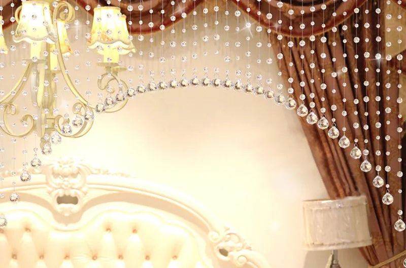 Fashion Crystal Glass Bead Curtain for Home Decor