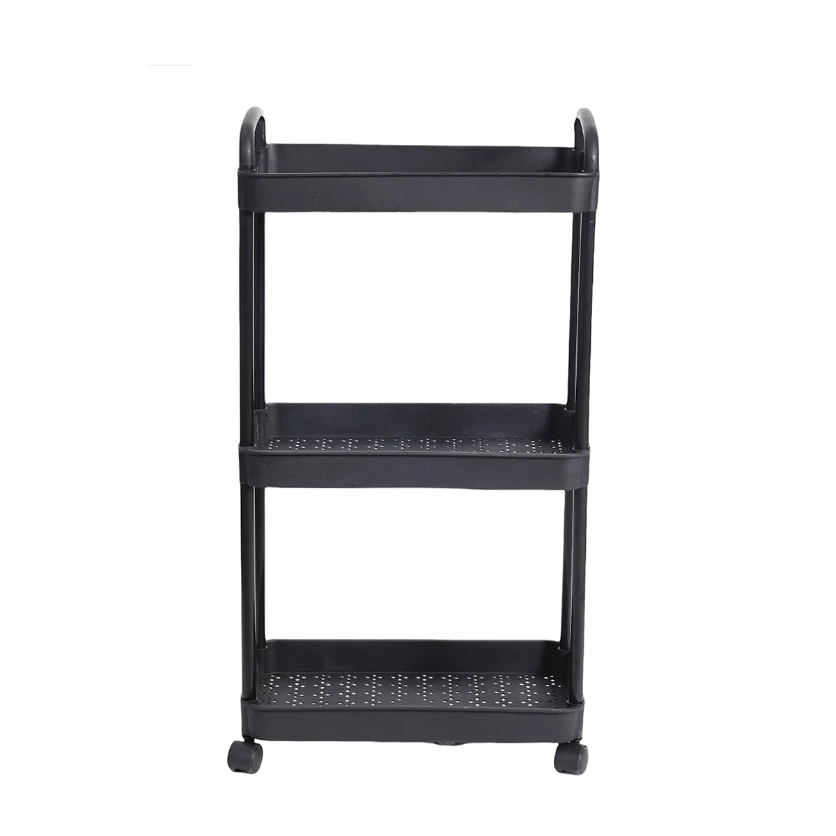 Household Multi-layer Small Cart Storage Rack Kitchen Bedroom Bathroom Storage Rack  With Wheels