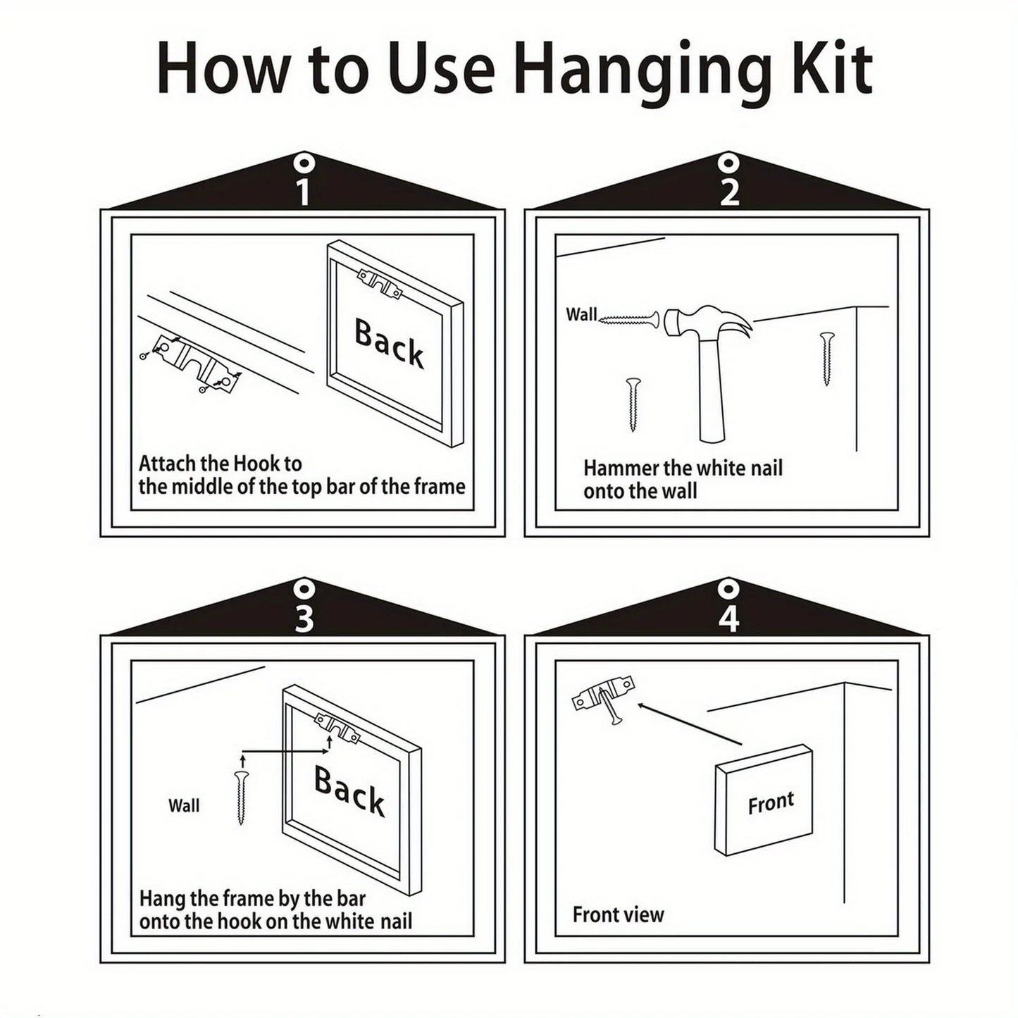 Abstracto Floral  Decoración De Arte Moderno  Marco De Madera Interior