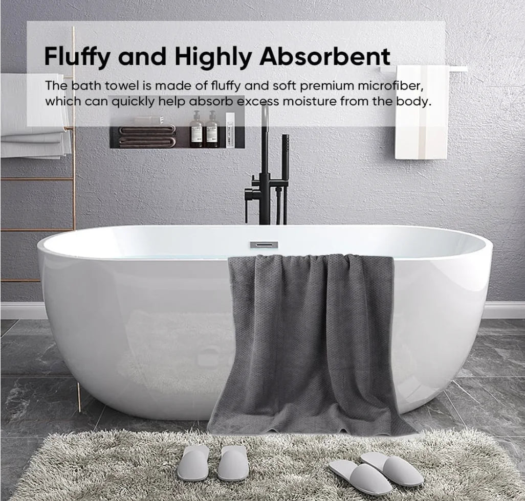 Bath Towel Set Pack of 2 Ultra Soft and Quick Drying Towel