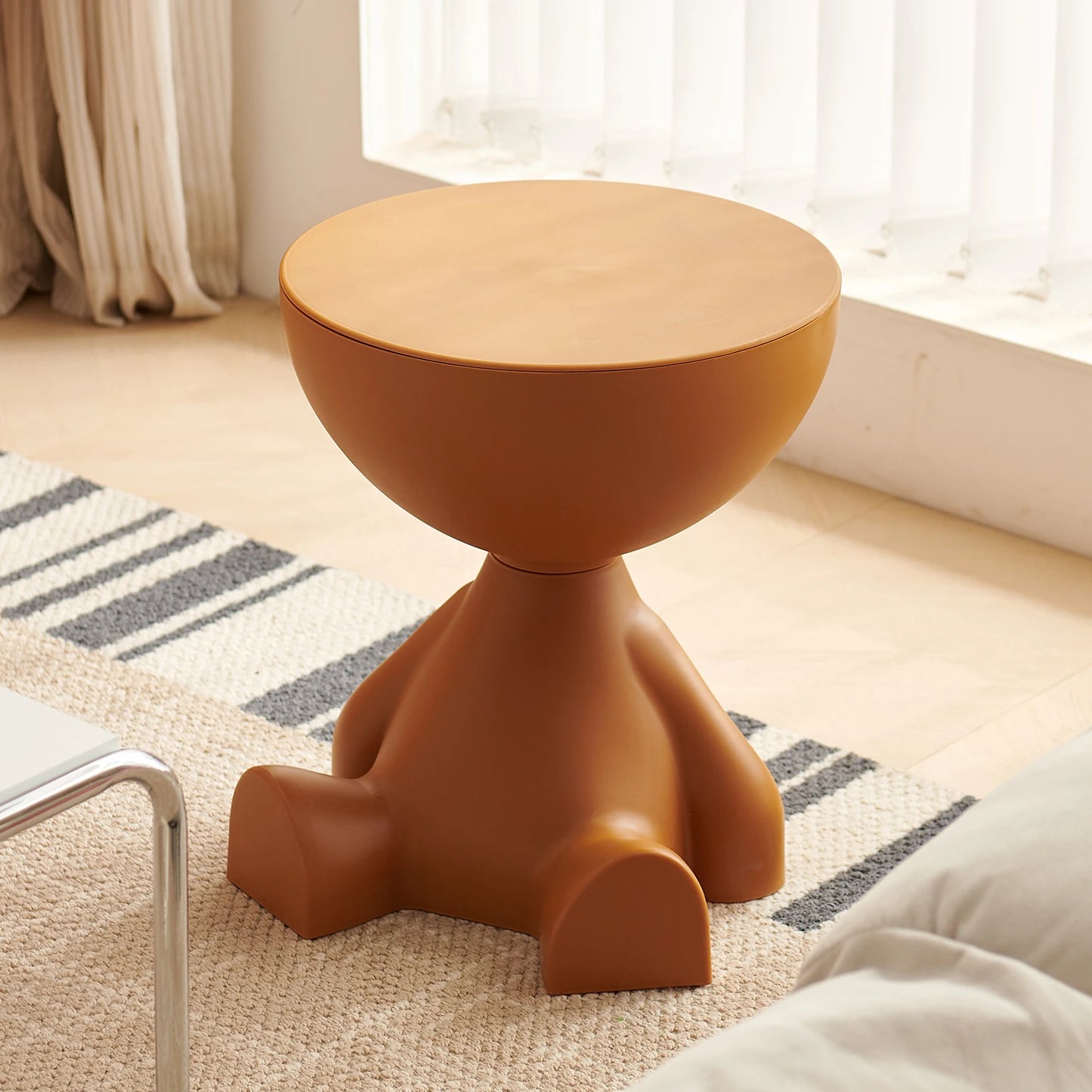 Small flat head coffee table sofa side table table, round side table