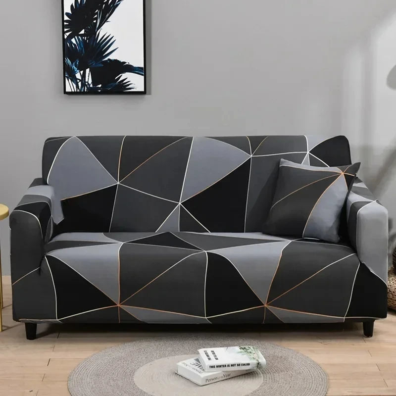 1pc Flower Printed Elastic Sofa Cover Antidirty Spandex Furniture Protector