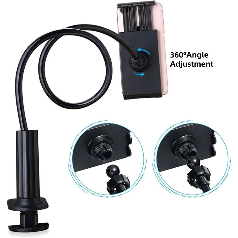 Tablet Mount Holder For Bed Desk Phone Holder Flexible Long Arm Clamp Tablet Stand For iPad   4.7-11 inch