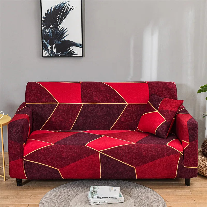 1pc Flower Printed Elastic Sofa Cover Antidirty Spandex Furniture Protector