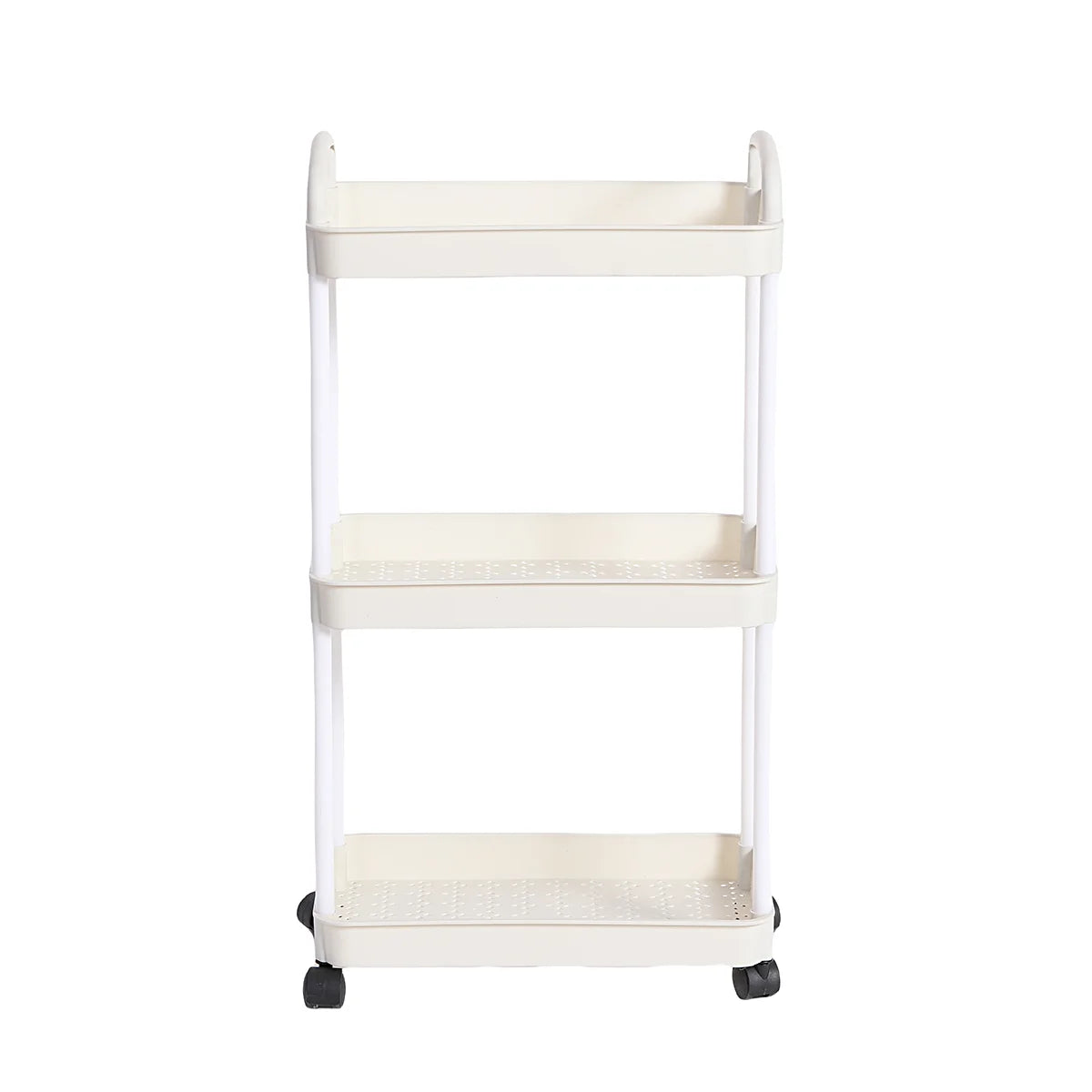 Household Multi-layer Small Cart Storage Rack Kitchen Bedroom Bathroom Storage Rack  With Wheels