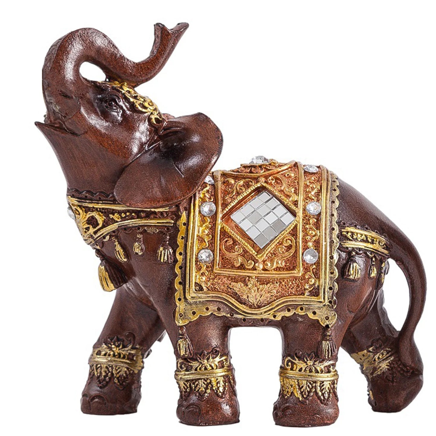 Lucky Elephant Decoration Statue Resin Elephant Ornaments