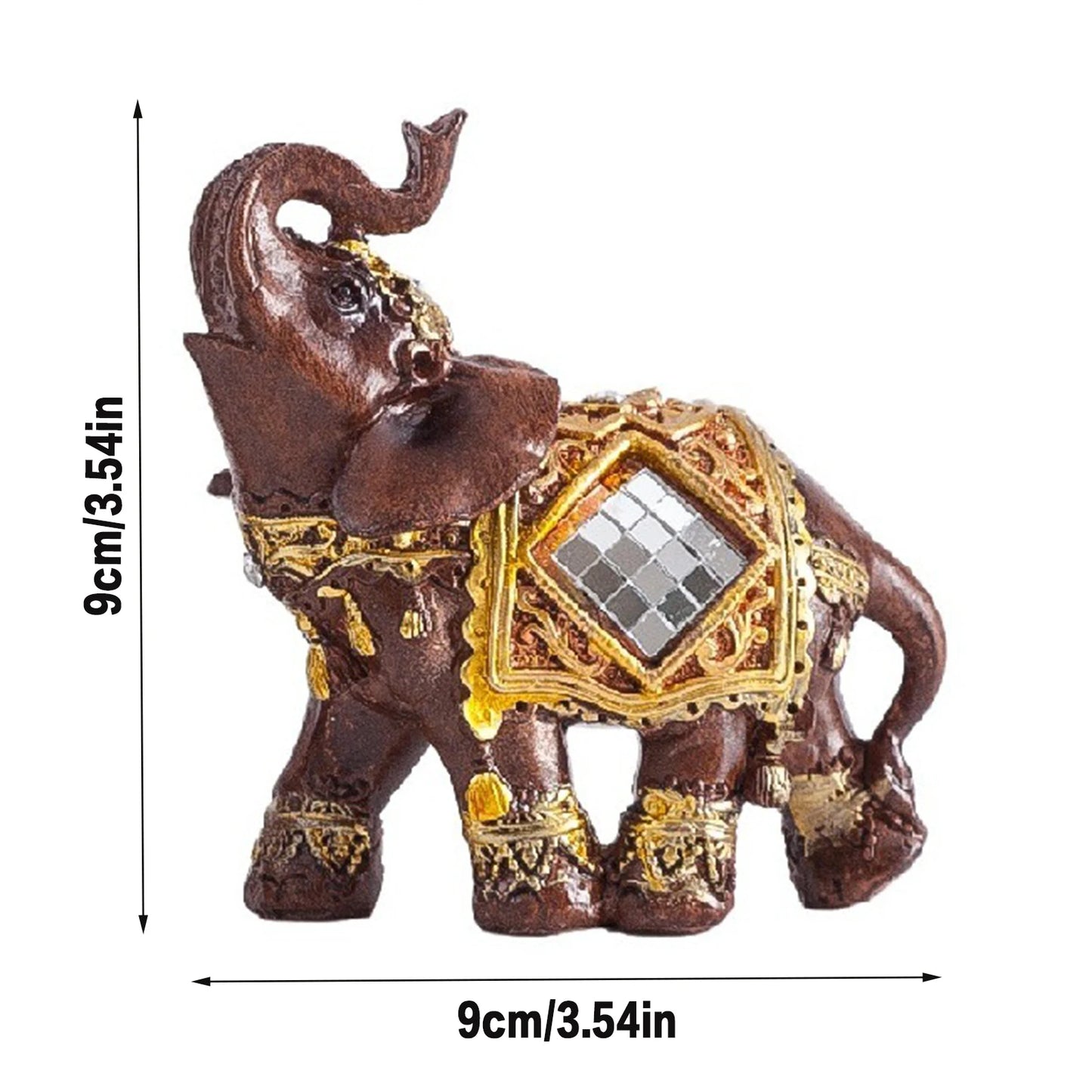 Lucky Elephant Decoration Statue Resin Elephant Ornaments