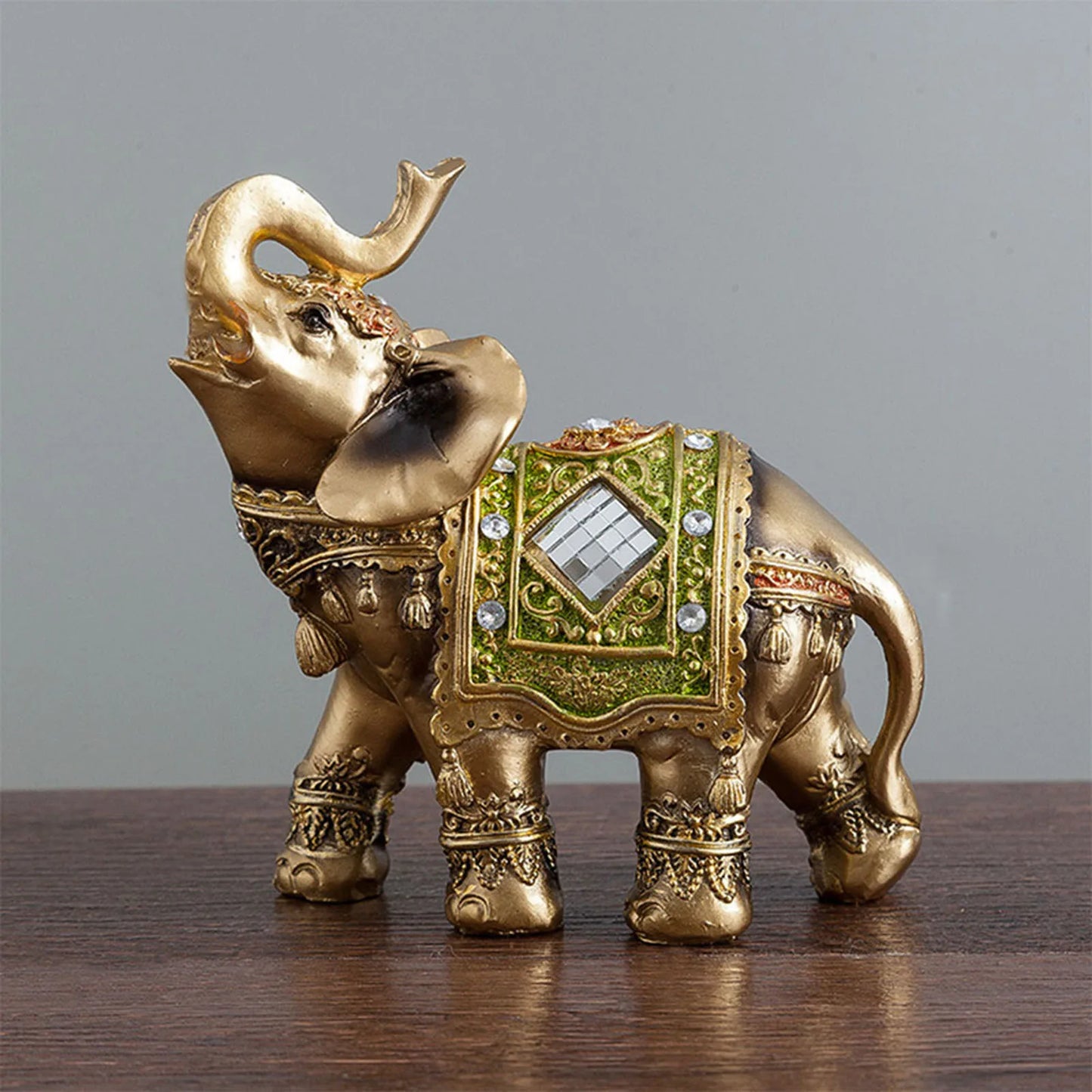 Lucky Elephant Decoration Statue Resin Elephant Ornaments