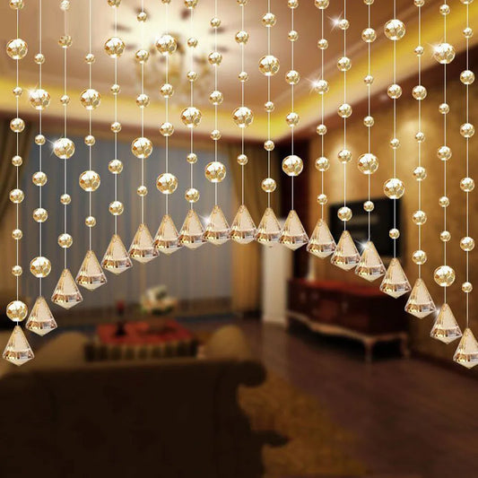Fashion Crystal Glass Bead Curtain for Home Decor
