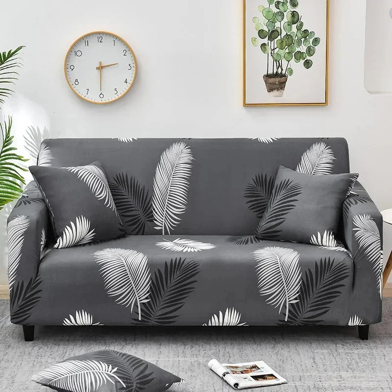 1pc Flower Printed Elastic Sofa Cover Antidirty Spandex Furniture Protector