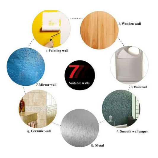 3D Wall Stickers DIY Removable Art Vinyl Vase Flower Tree Decal Mural