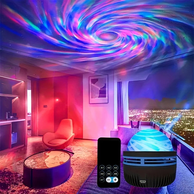 LED Galaxy Projection Light, 2-in-1 Northern Light Projector