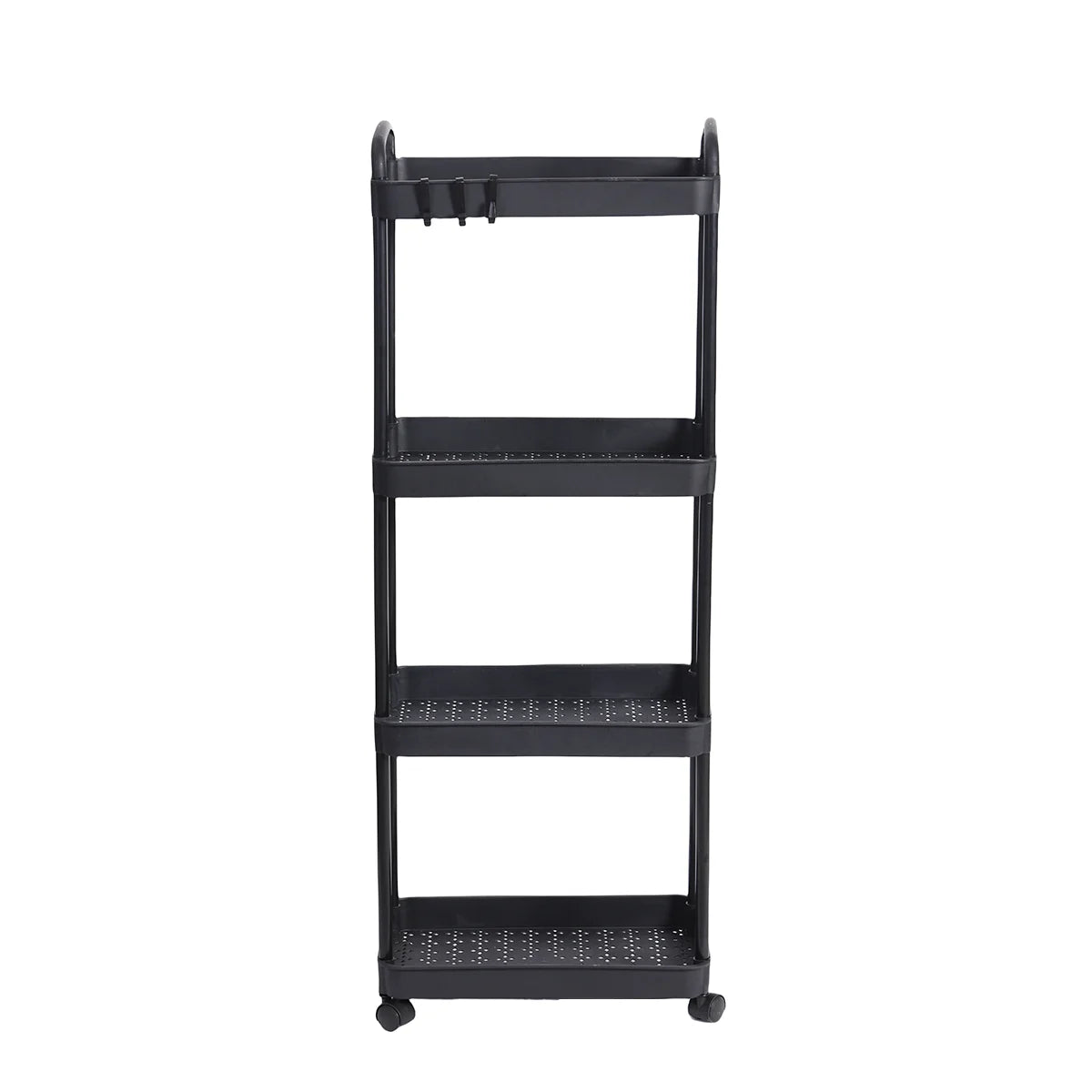 Household Multi-layer Small Cart Storage Rack Kitchen Bedroom Bathroom Storage Rack  With Wheels