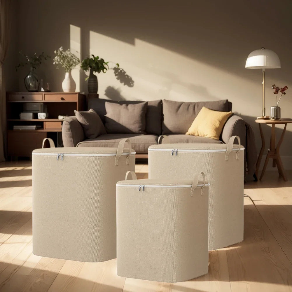 110/140L Clothes Storage Bag Extra Large Closet Organizer