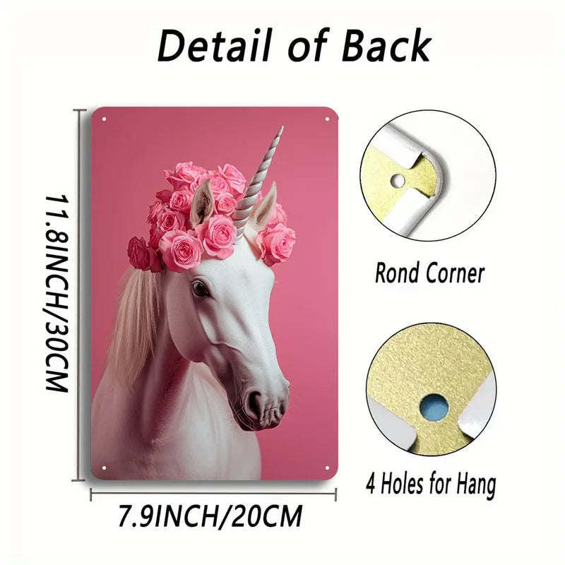 Retro Style Iron Signage   8x12 Inches  Easy Hanging Decoration