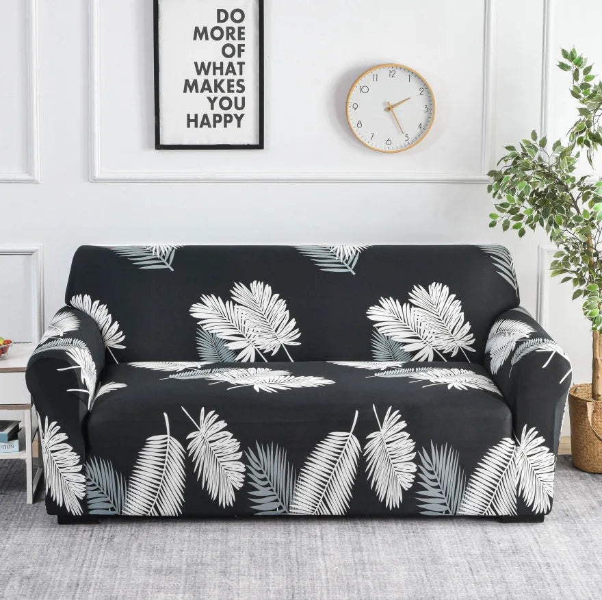 1pc Flower Printed Elastic Sofa Cover Antidirty Spandex Furniture Protector