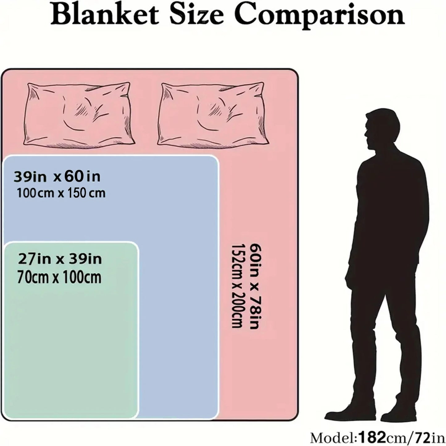 1pc Cute Cat Thin Blanket - Lightweight Flannel Blanket for Sofa, Bed, Travel, Camping, Living Room