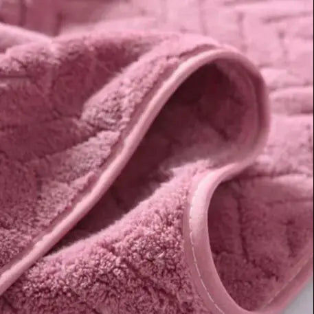 Solid Color Towel Set of 4pcs, Ultra Soft   Highly Absorbent, 4 Color Options