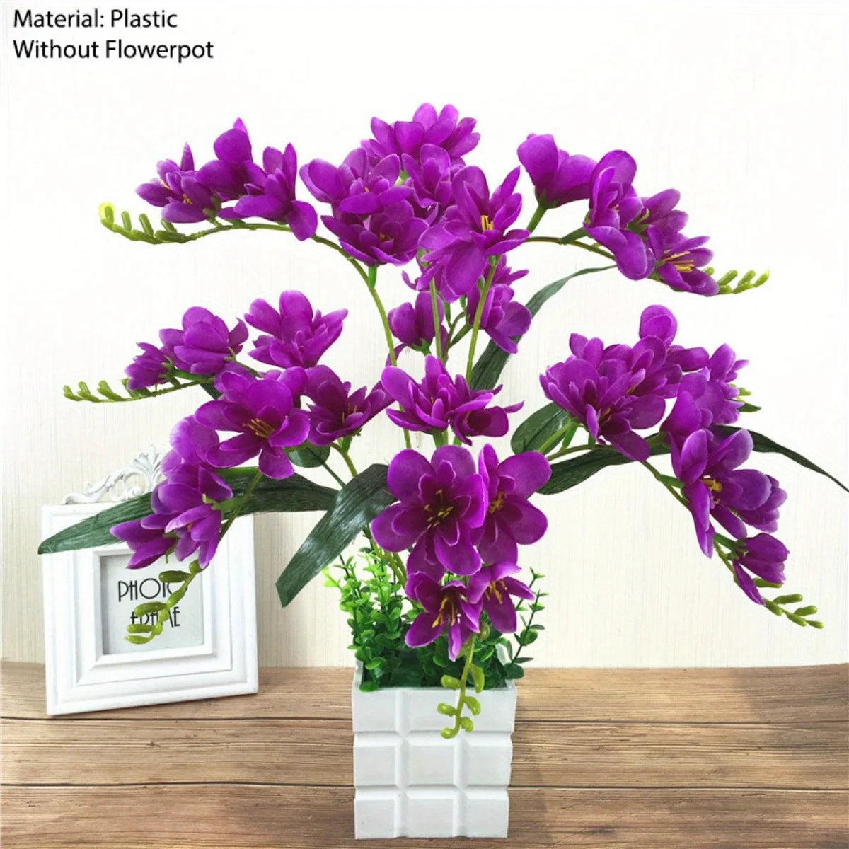 1Pc Artificial Orchid Flower Without Flower Pot  Flower Arrangement