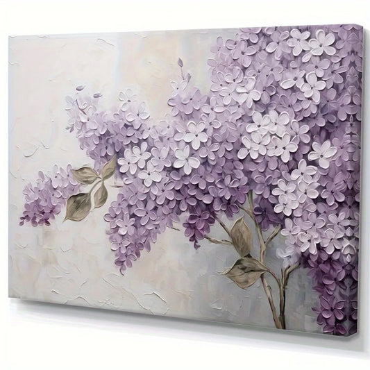 Clove floral canvas wall art, 1.5 inch thick pine frame print