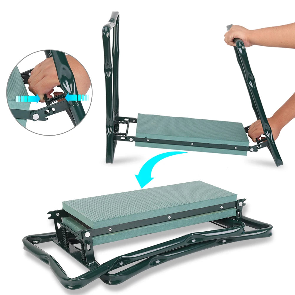 Heavy Duty Upgraded Garden Kneeler Thicken Seat  Indoor Outdoor 150KG Load Portable Folding