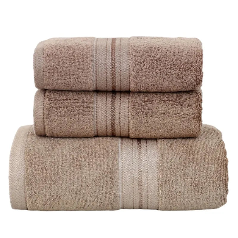 3pcs Set Bamboo Towel Bathroom  Hand Face Towel ,  Big Bath Towel , Bamboo Sport Towels