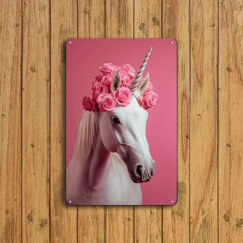 Retro Style Iron Signage   8x12 Inches  Easy Hanging Decoration