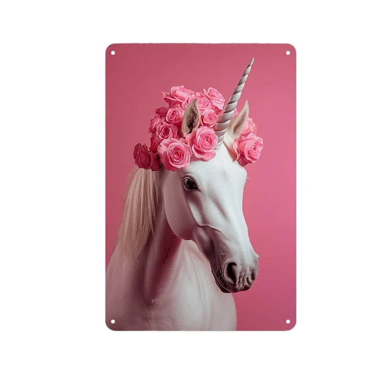 Retro Style Iron Signage   8x12 Inches  Easy Hanging Decoration