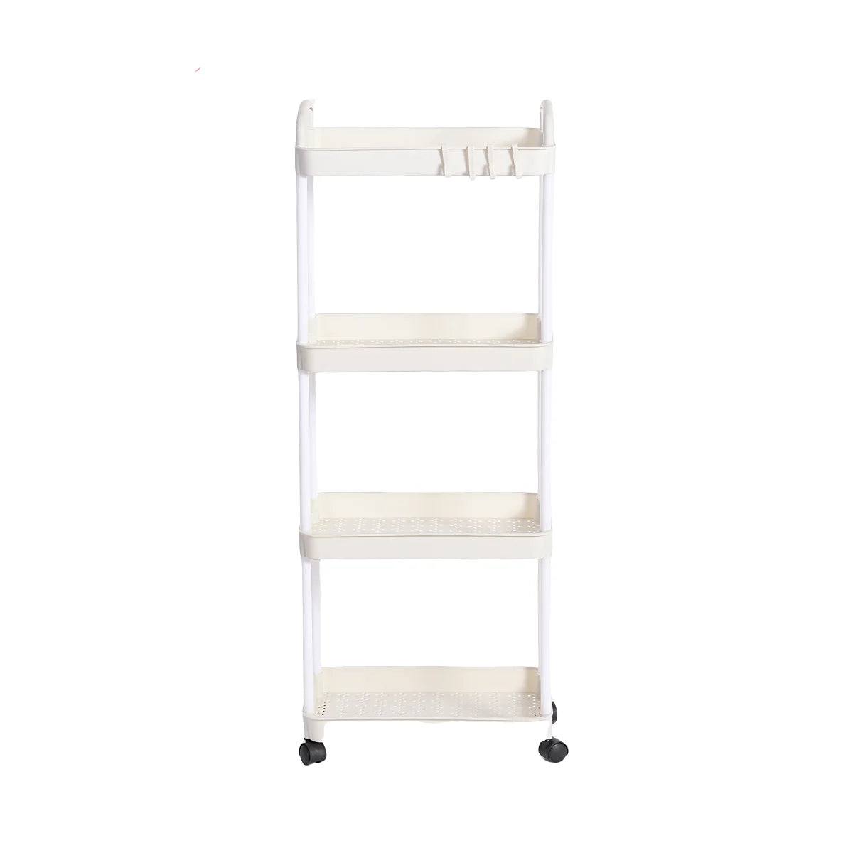 Household Multi-layer Small Cart Storage Rack Kitchen Bedroom Bathroom Storage Rack  With Wheels