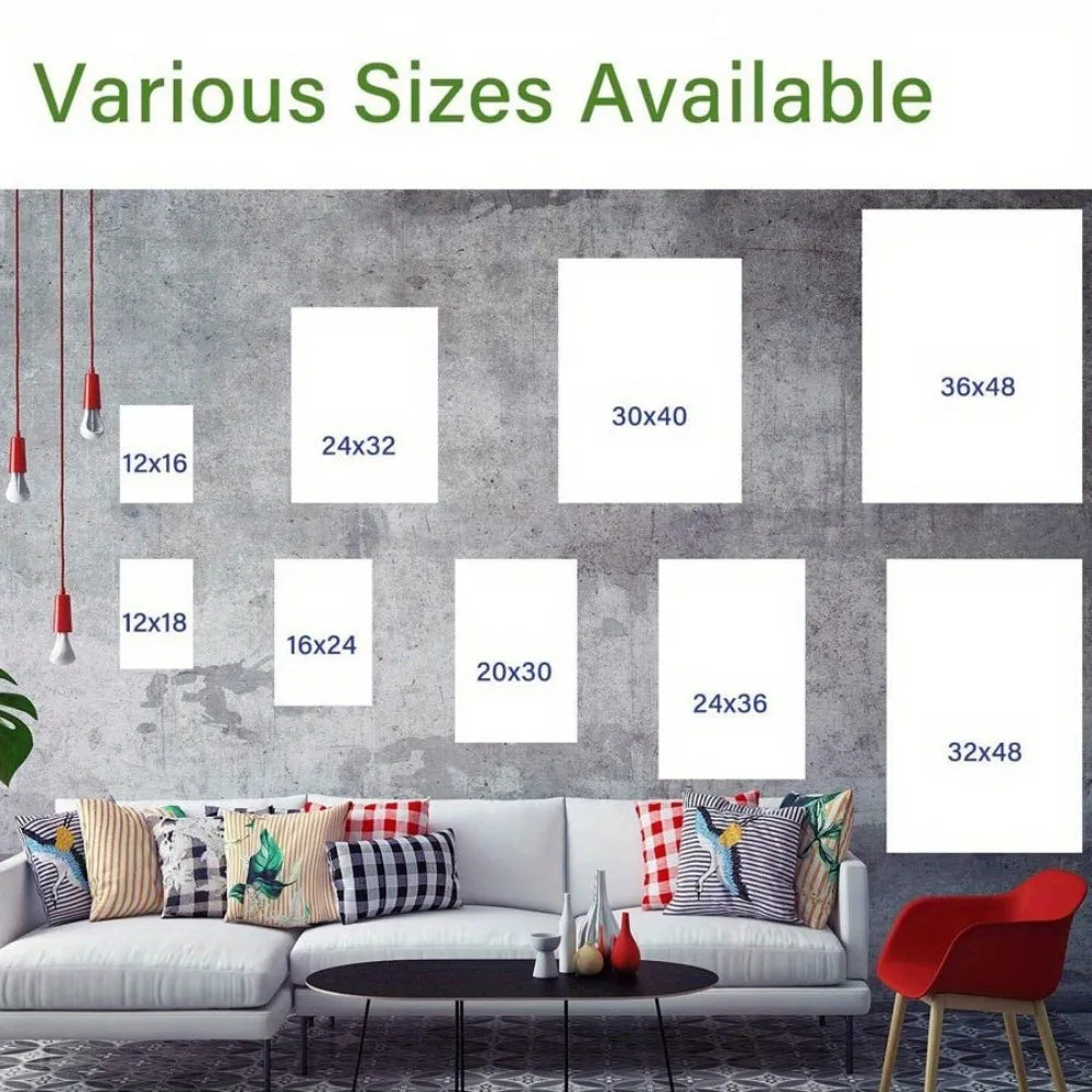 Clove floral canvas wall art, 1.5 inch thick pine frame print