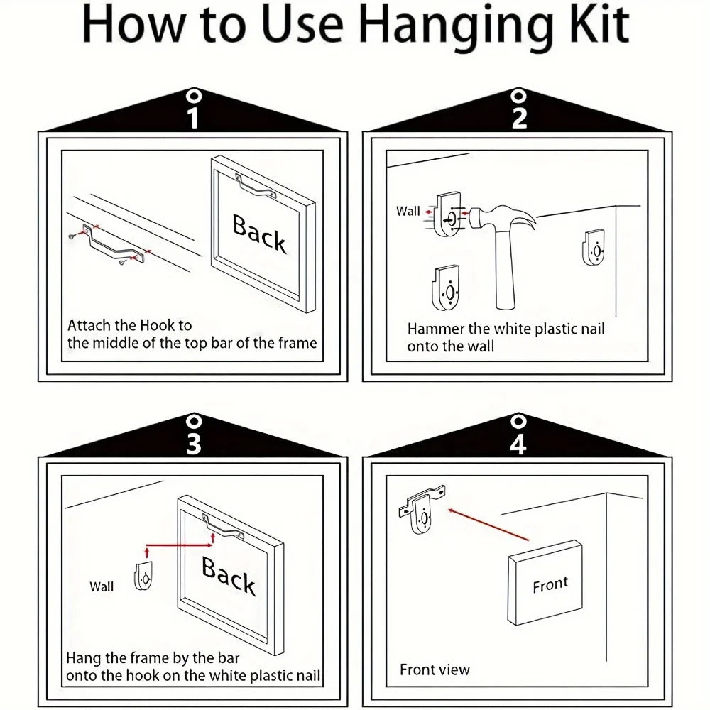 Modern abstract gold feather canvas art  1.5 inch thick pine solid wood frame