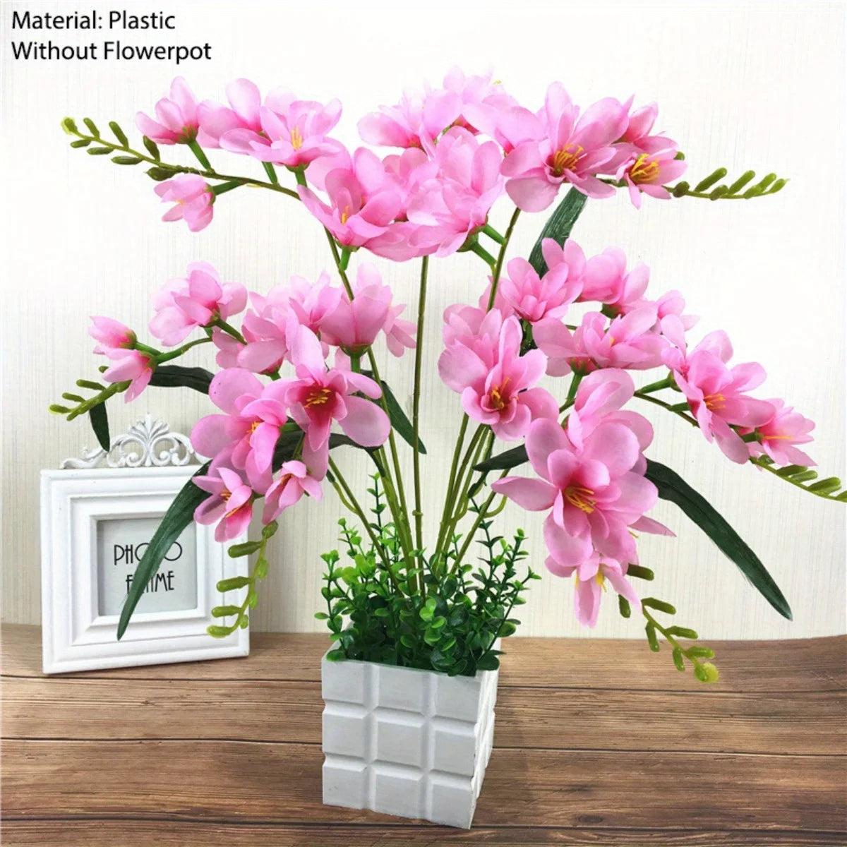 1Pc Artificial Orchid Flower Without Flower Pot  Flower Arrangement