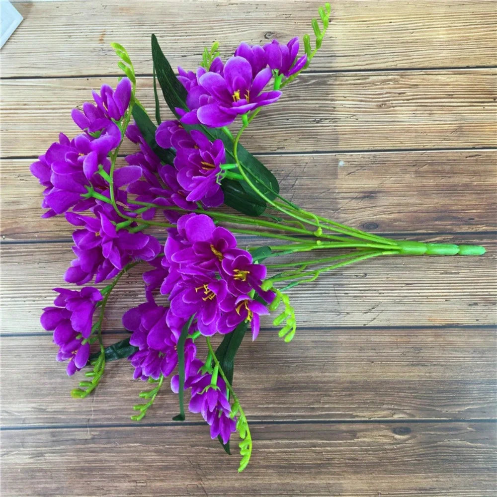 1Pc Artificial Orchid Flower Without Flower Pot  Flower Arrangement