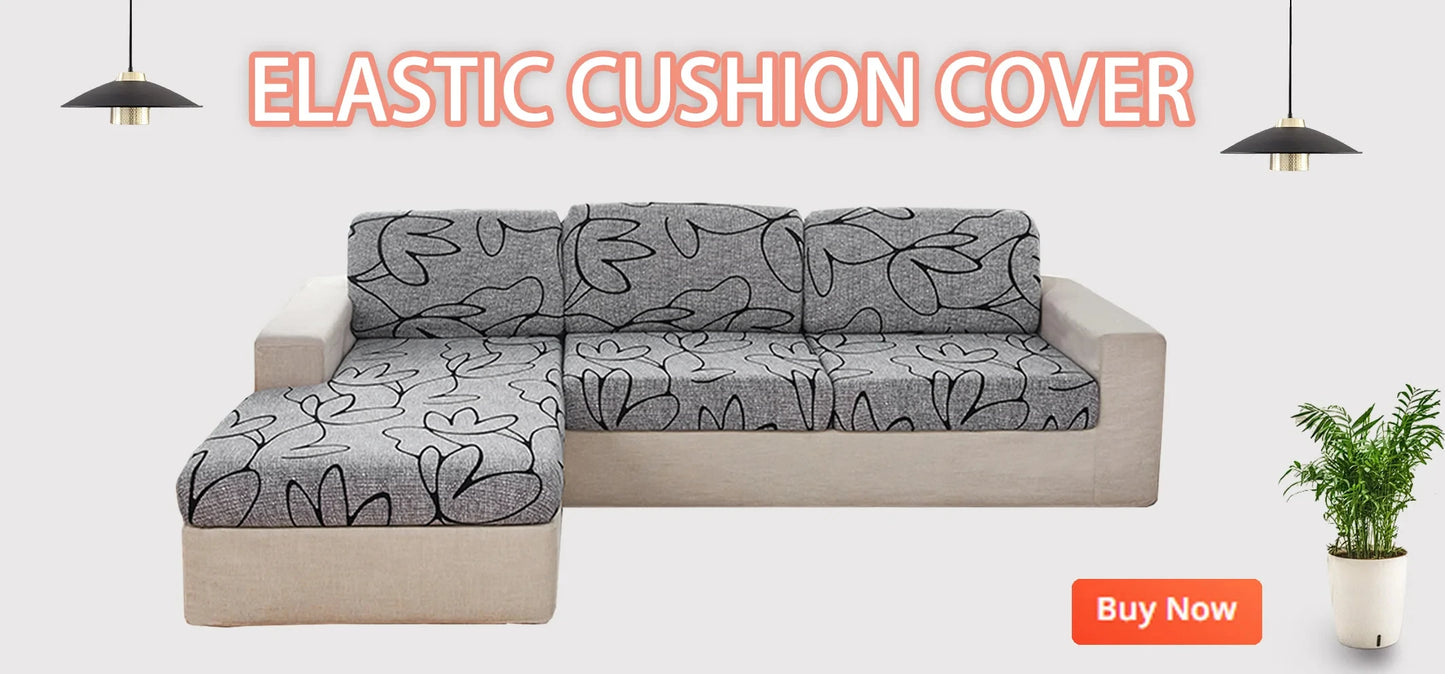 1pc Flower Printed Elastic Sofa Cover Antidirty Spandex Furniture Protector