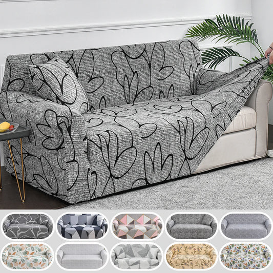 1pc Flower Printed Elastic Sofa Cover Antidirty Spandex Furniture Protector