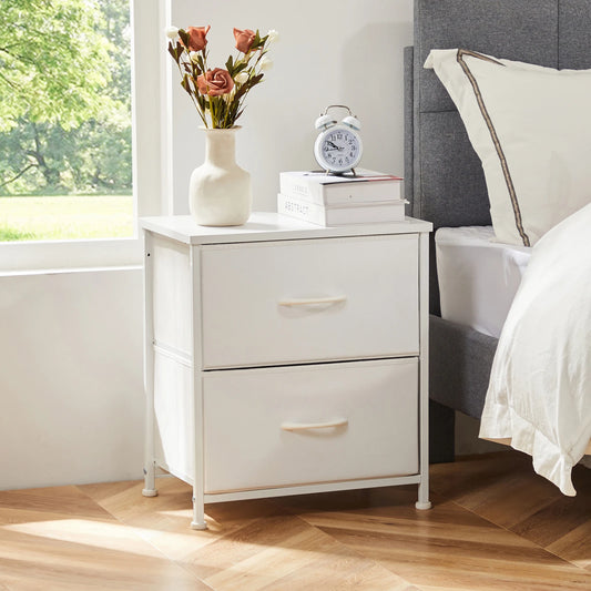 Nightstand Bedside Table Storage Chest Bedroom  Furniture