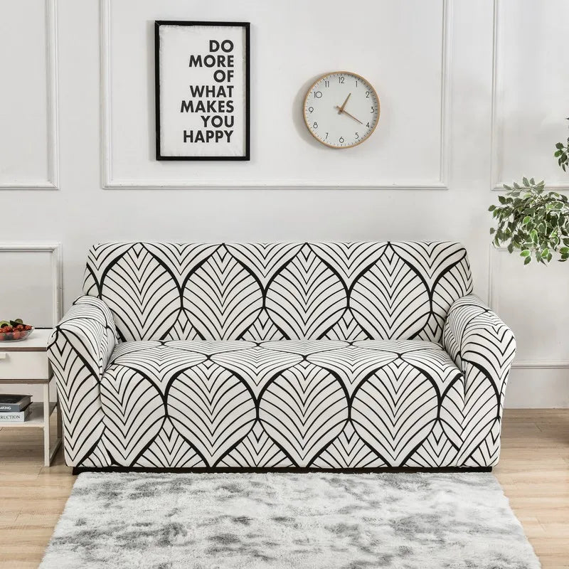 1pc Flower Printed Elastic Sofa Cover Antidirty Spandex Furniture Protector