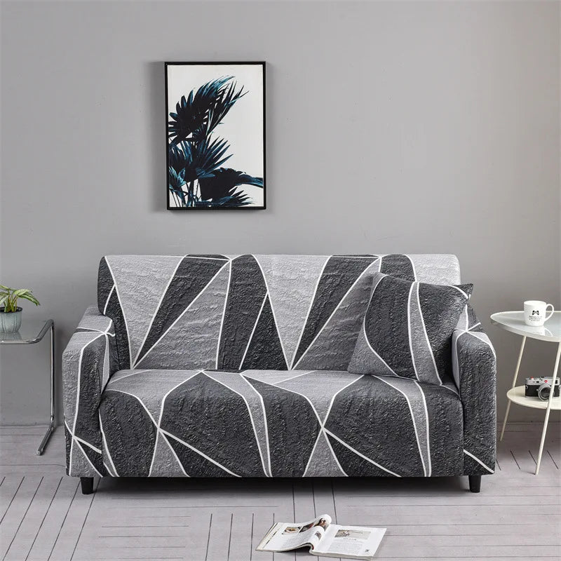 1pc Flower Printed Elastic Sofa Cover Antidirty Spandex Furniture Protector