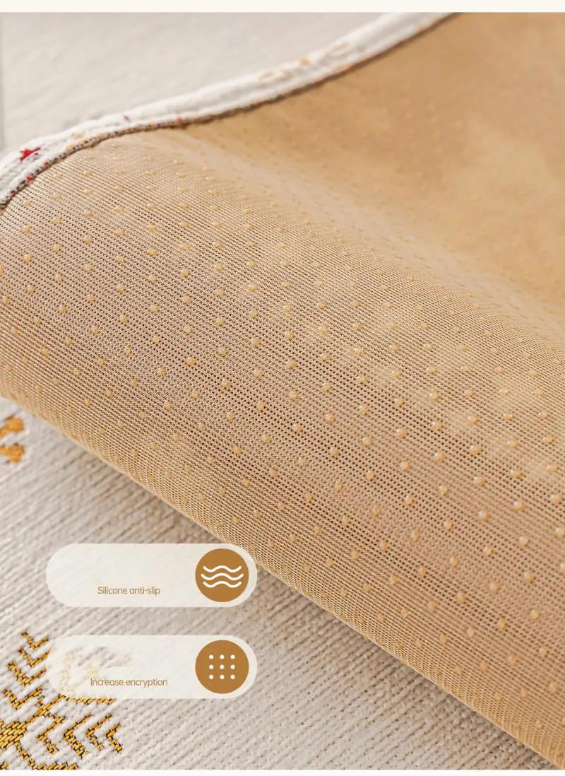 Christmas Tree Chenille Sofa Cushion Four-Season Anti-Slip Luxury Style Sofa Seat Covers