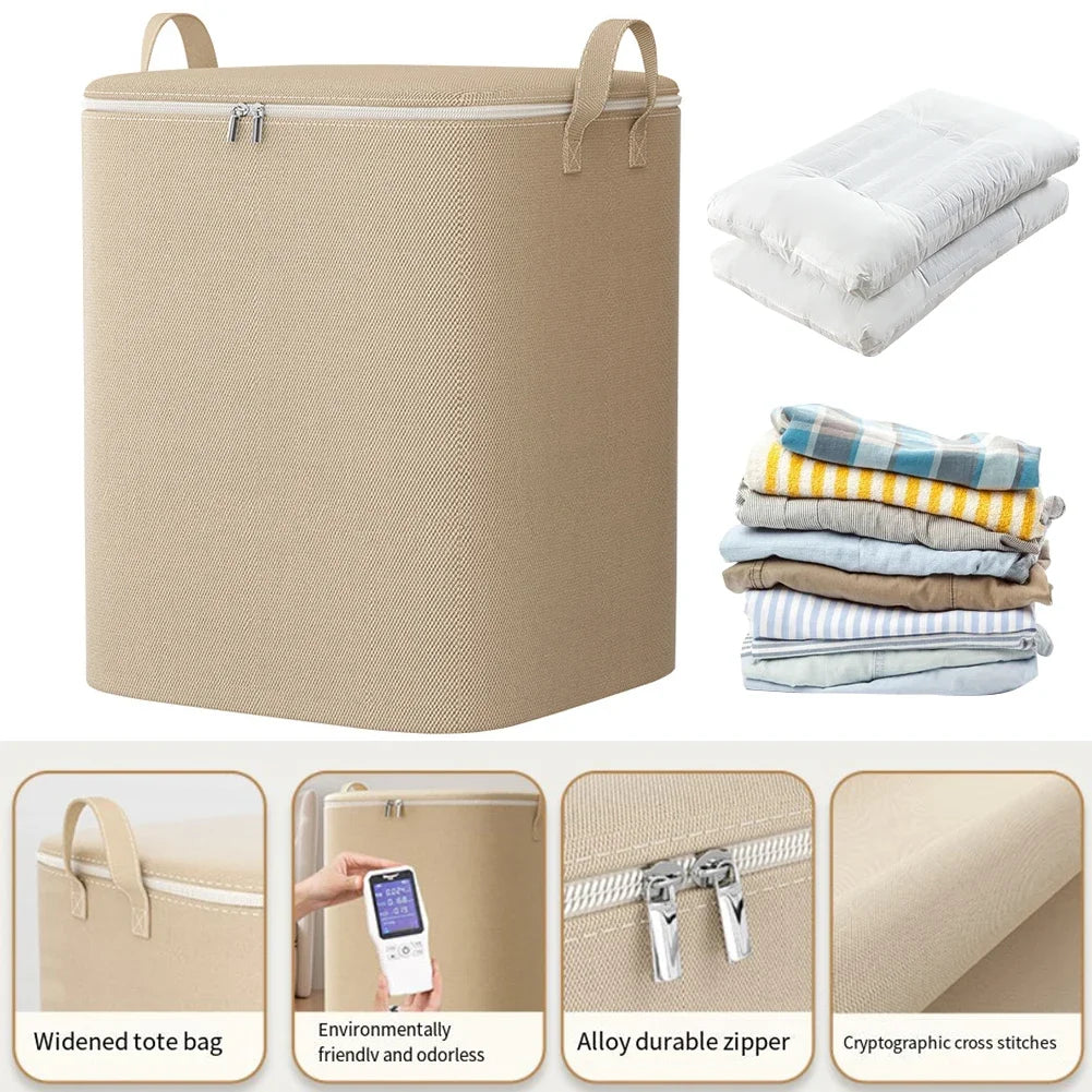 110/140L Clothes Storage Bag Extra Large Closet Organizer