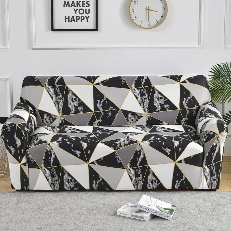 1pc Flower Printed Elastic Sofa Cover Antidirty Spandex Furniture Protector