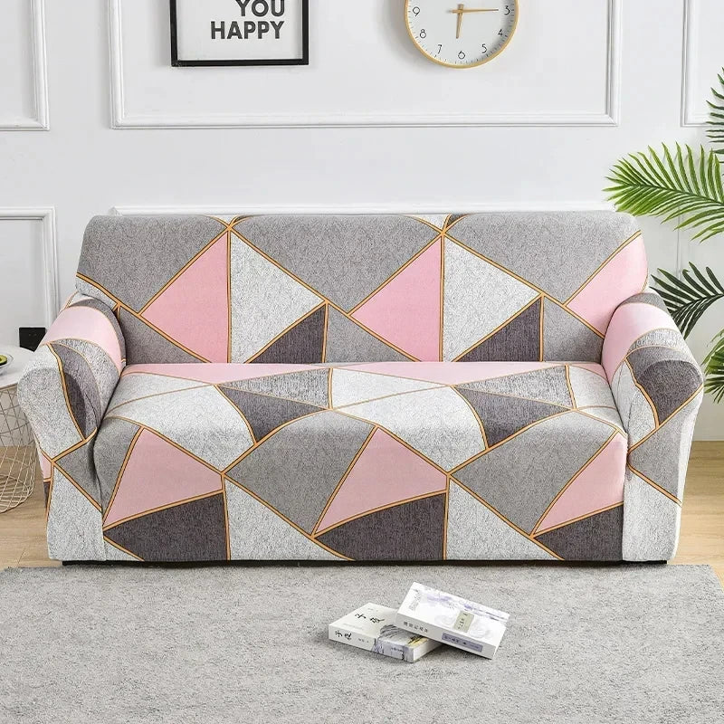 1pc Flower Printed Elastic Sofa Cover Antidirty Spandex Furniture Protector