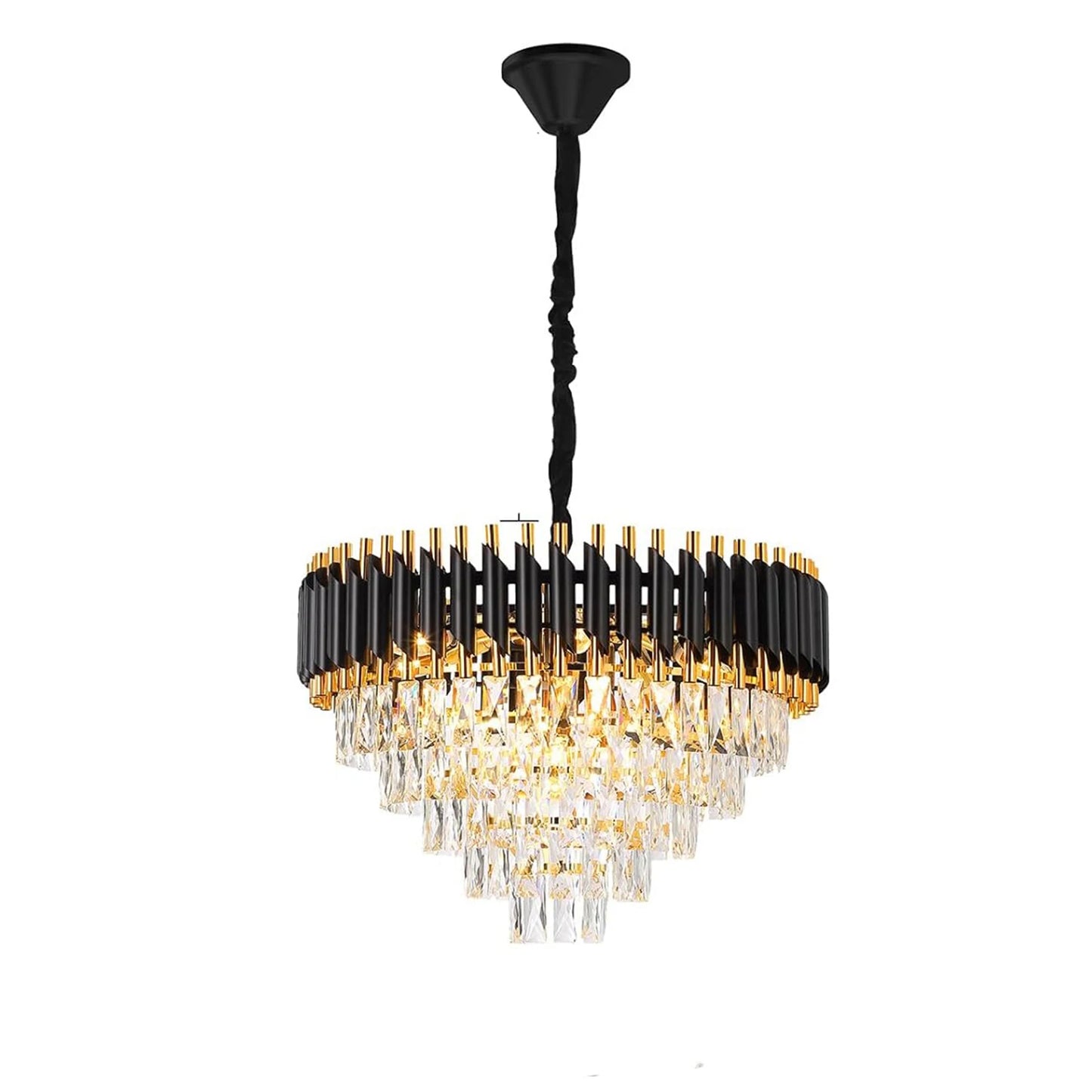 Luxury Pendant Lights Crystal Aluminum Chandelier  Indoor Lighting  Decor